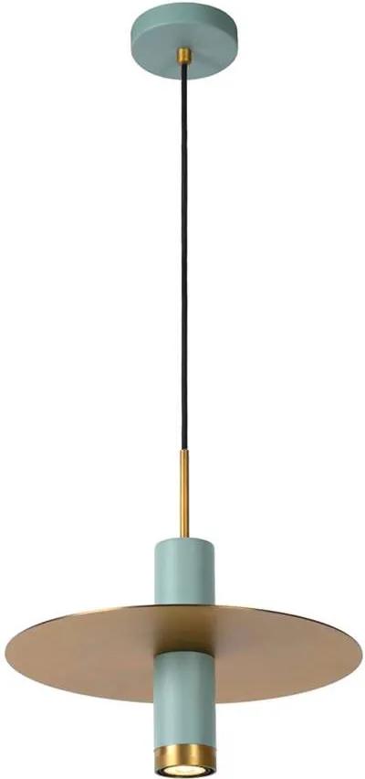 Lucide hanglamp Selin - turquoise - 145x25 cm - Leen Bakker
