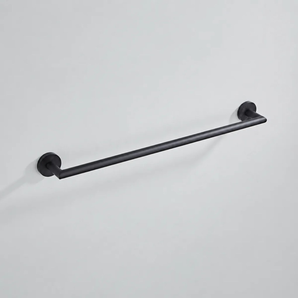 Saniclear Nero handdoekhouder 60cm mat zwart