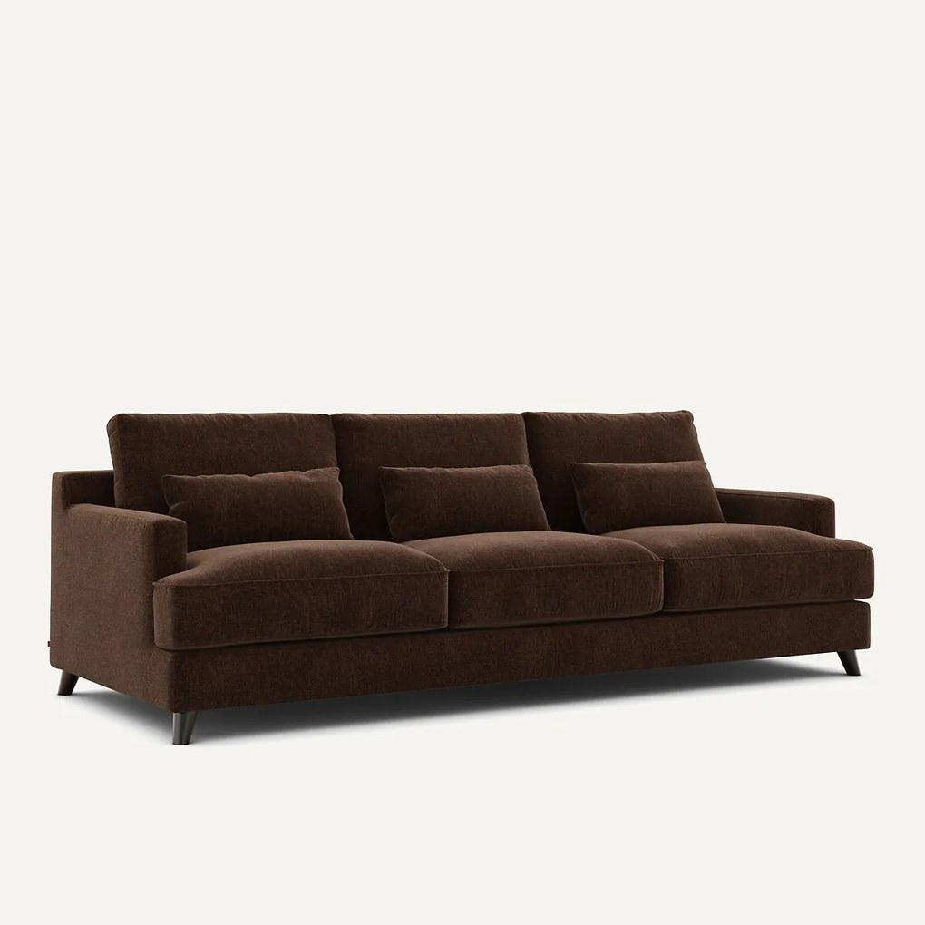 Sofa 3- of 4-zits, chenille fluweel, Alwine