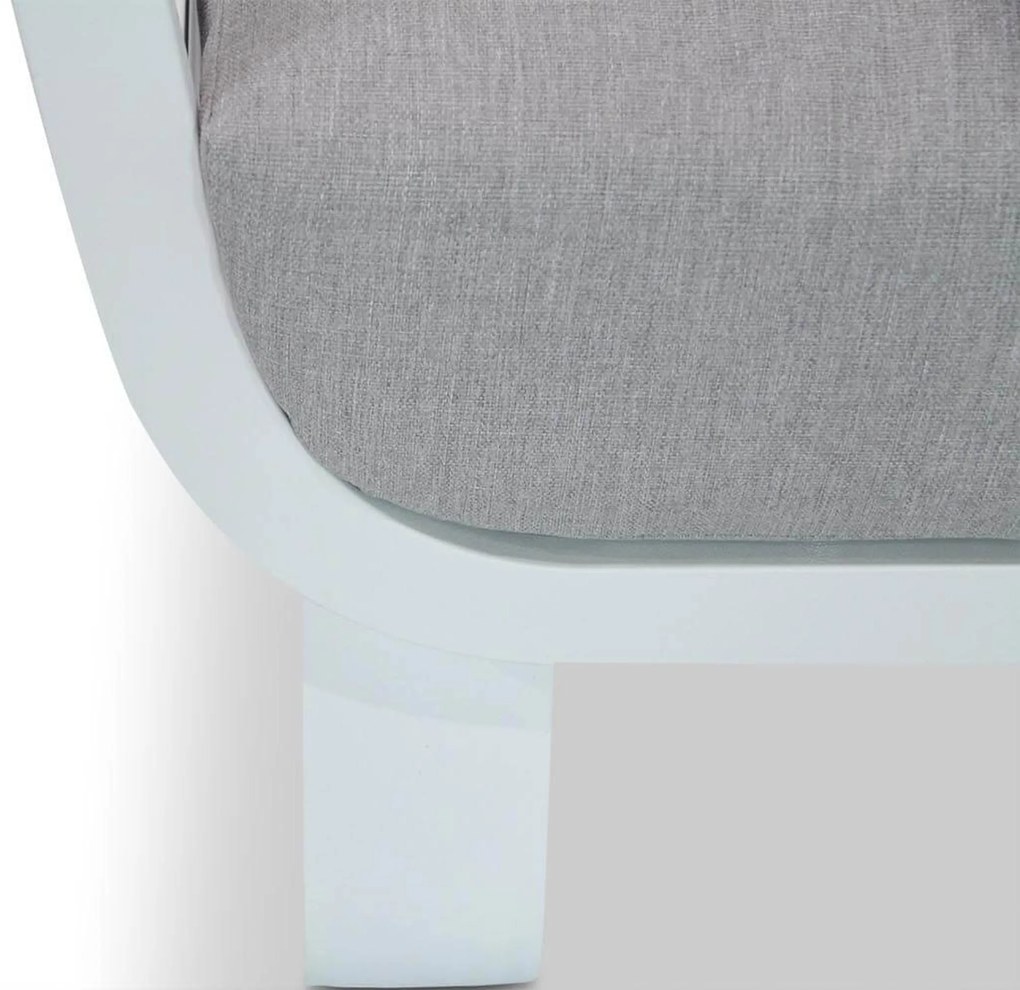 Tuinstoel Aluminium Wit Santika Sovita - Quick Dry Foam