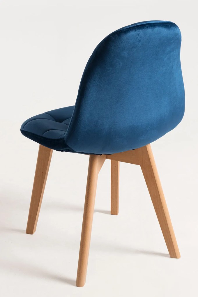 Set 4 Kelen Fluwelen Stoelen