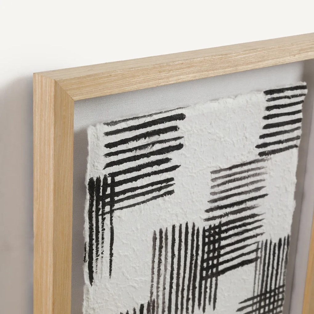 Handgeschilderd schilderij op rijstpapier, ONDE