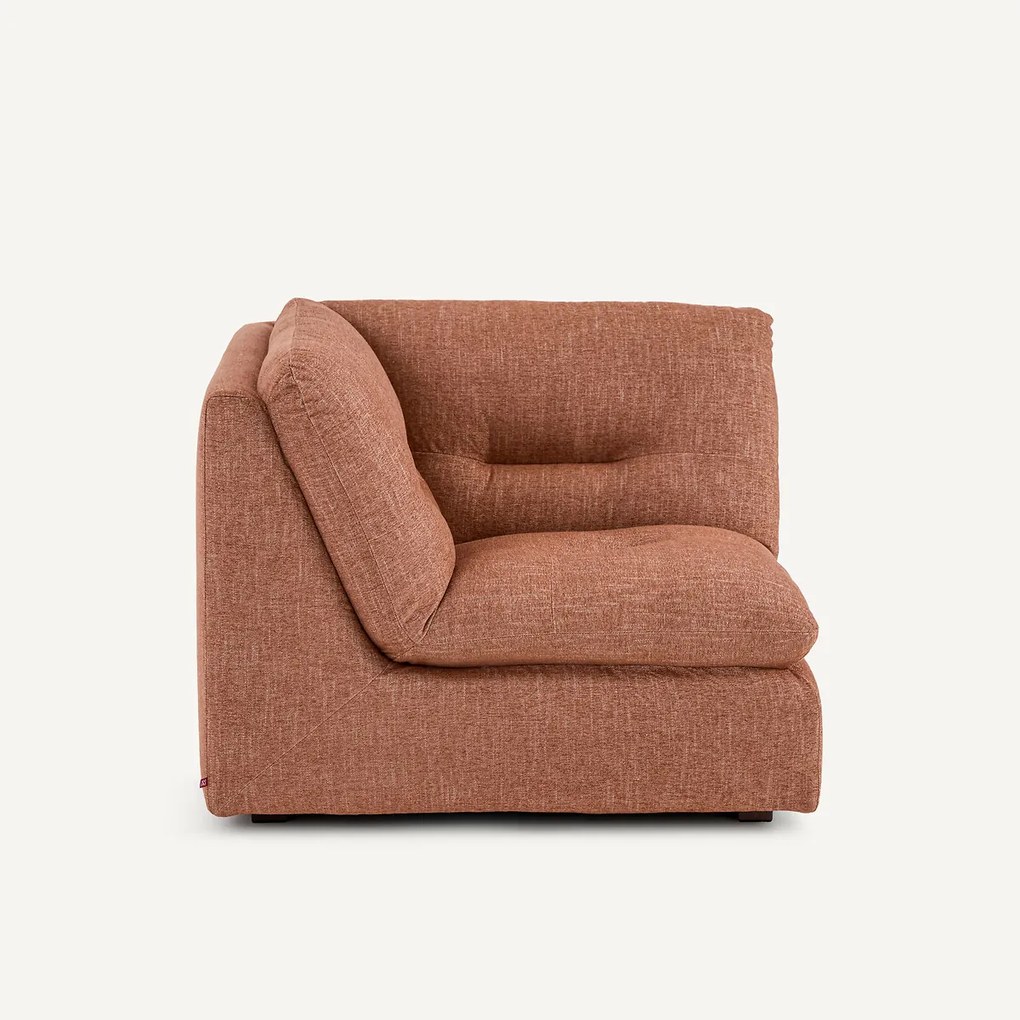 Modulaire 90° hoek in gemêleerde stof, GIULIANO