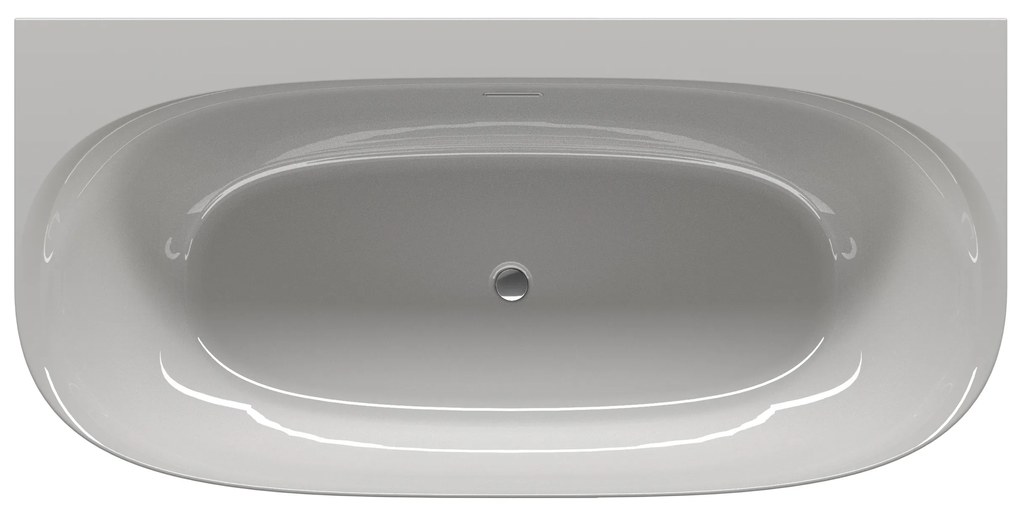 Sanigoods Masala half vrijstaand bad 170x80cm wit glans