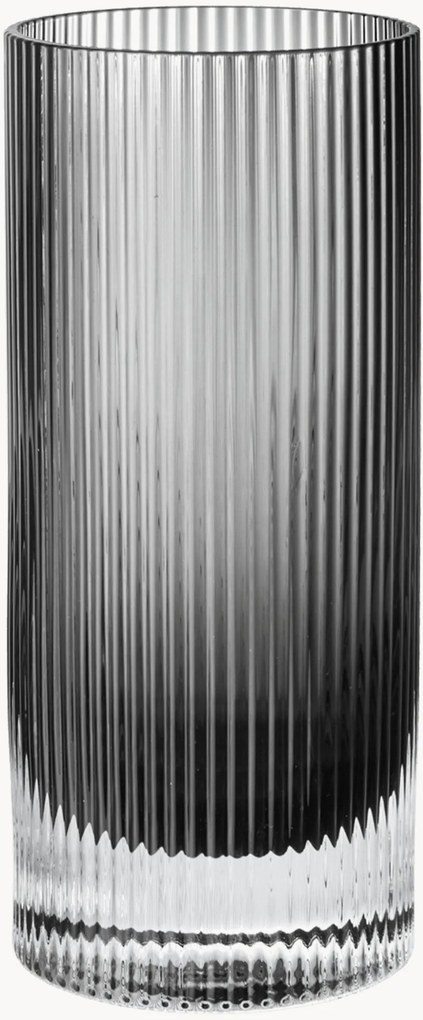 Mondgeblazen highballglazen Ripple met reliëfpatroon, 2-delig, 480 ml