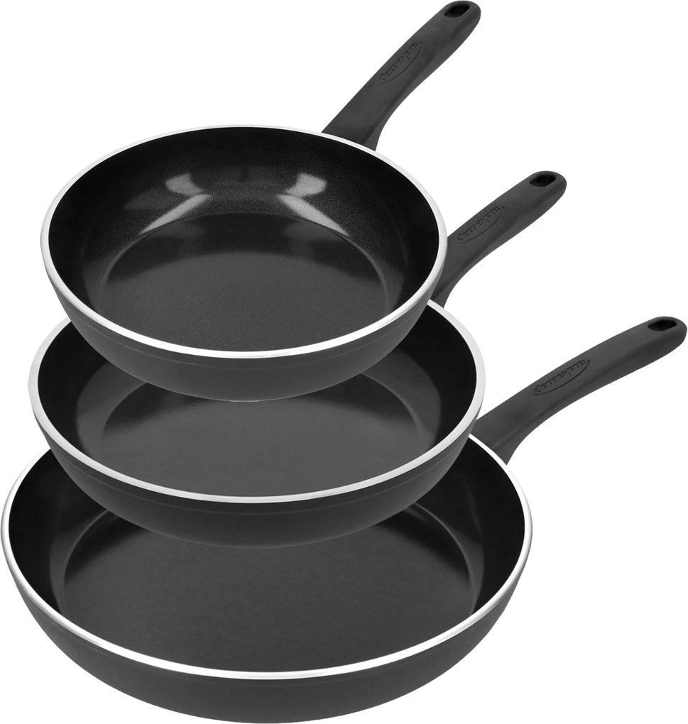 Demeyere Alu Bistro 3 Koekenpannenset Ceraforce, 20, 24 en 28 cm - Alu Bistro 3 - Demeyere