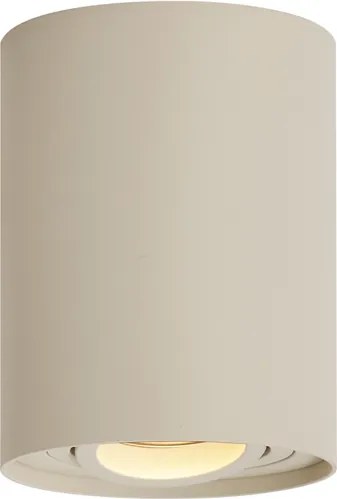 Set van 4 moderne opbouwspots beige GU10 50mm draai- en kantelbaar - Rondoo Up