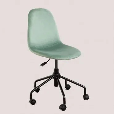 Glamm Fluwelen Bureaustoel Grün Tanne - Sklum