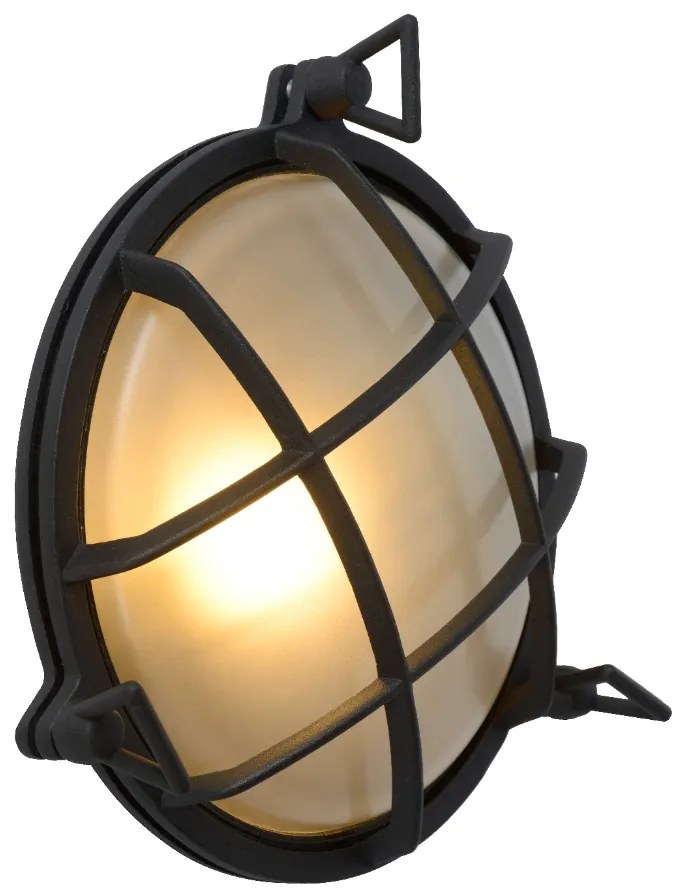 Lucide Dudley wandlamp 40W 23x22cm zwart