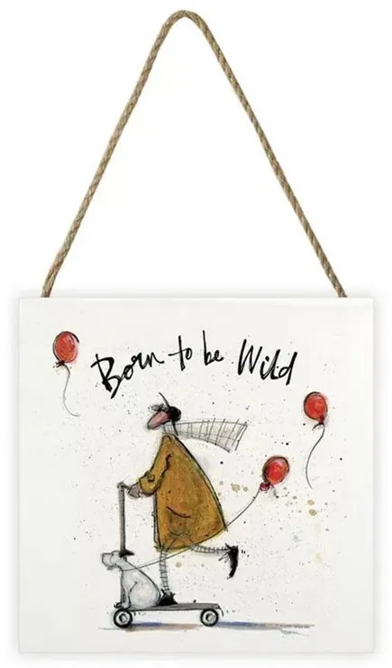 Sam Toft - Born to be Wild Schilderij op hout