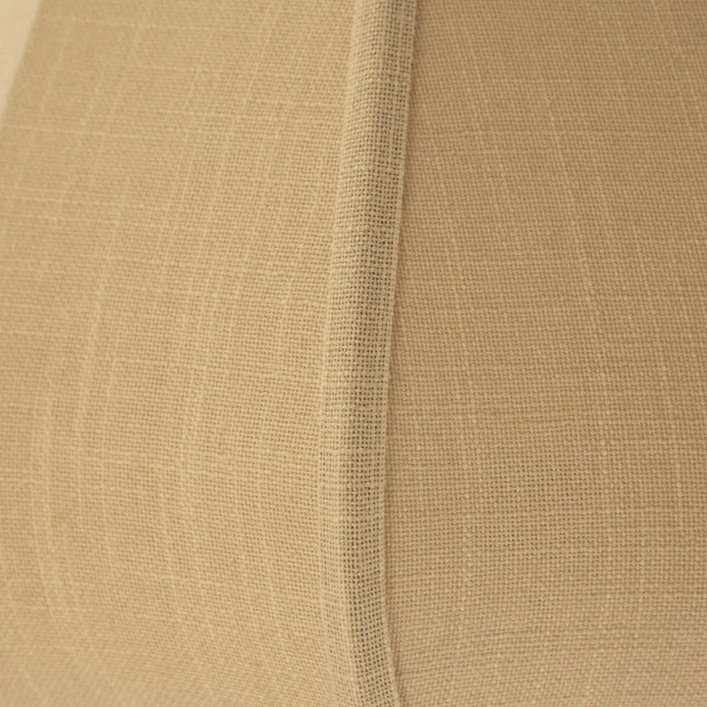 Vloerlamp Met Stoffen Kap Beige