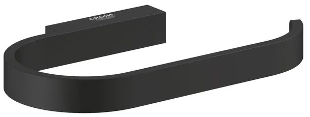 GroheSelectionclosetrolhouder z. klep phantom black 41220kf0