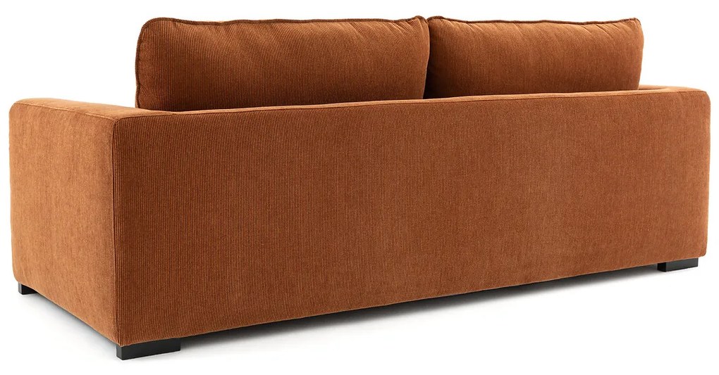 Zetel in geribd fluweel, 2 of 4-zit, Helmi