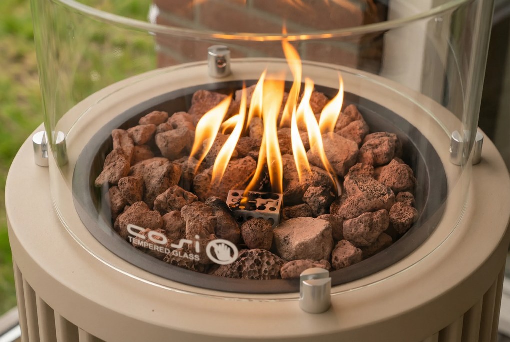 Cosipillar Curved Loft Beige Aluminium Zand/Beige