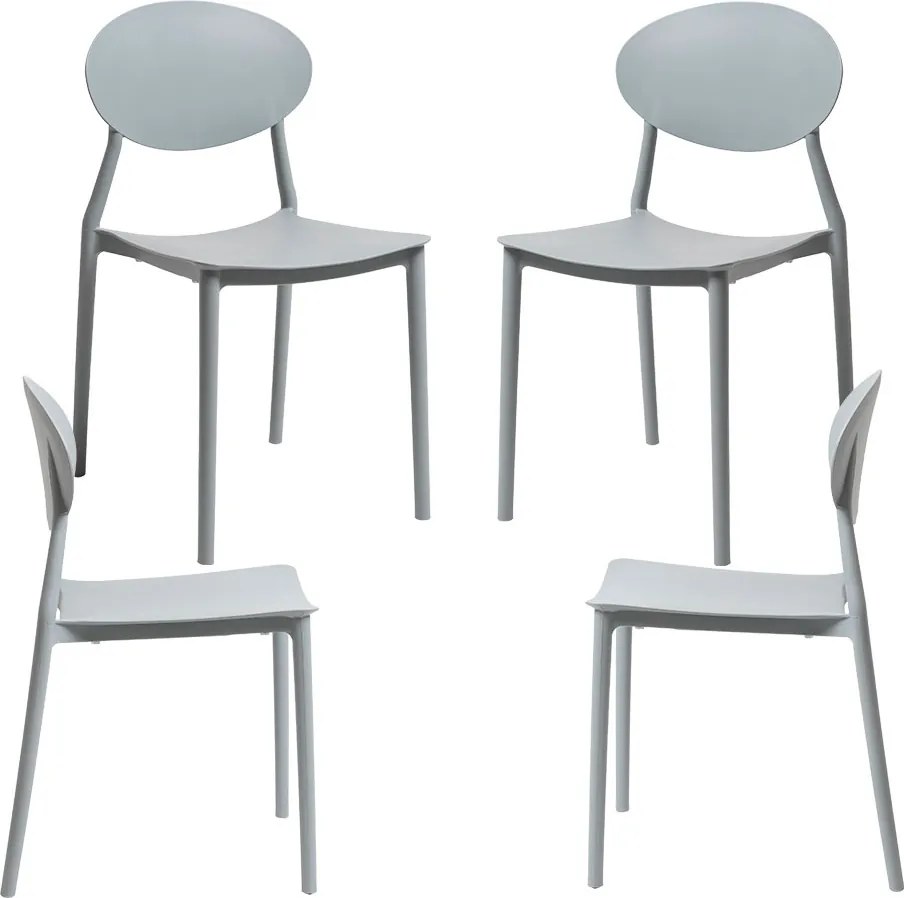 Set 4 Butan Stoelen