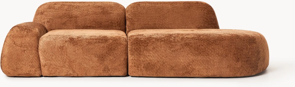 Modulaire teddy bouclé chaise Wolke (3-zits)