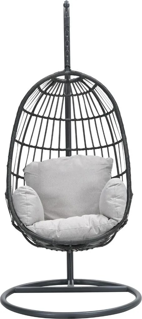 Garden Impressions Esmee hangstoel swing egg - donker grijs