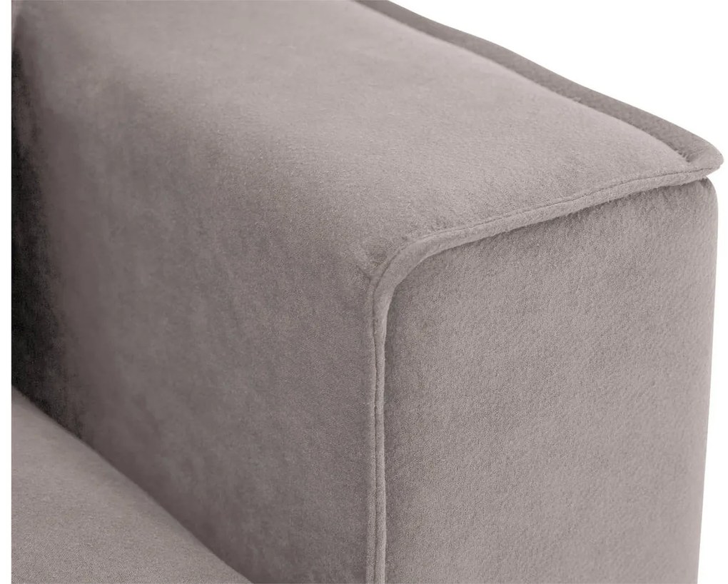 Goossens Bank Jonas beige, stof, 2,5-zits, urban industrieel