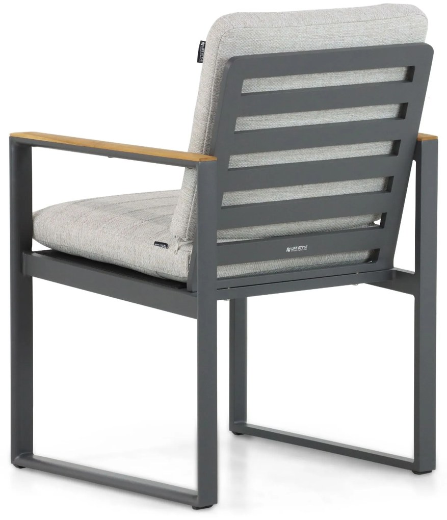 Tuinstoel Aluminium Grijs-antraciet Lifestyle Garden Furniture Faro