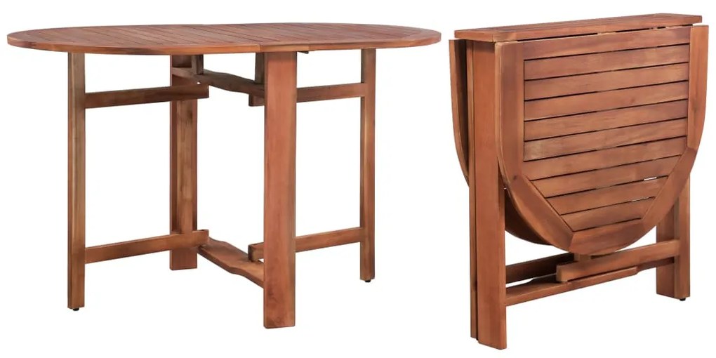 vidaXL Tuintafel 120x70x74 cm massief acaciahout