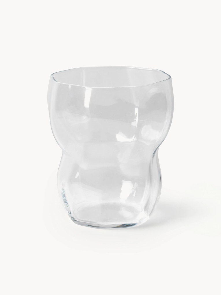 Mondgeblazen waterglazen Limfjord, 4-delig
