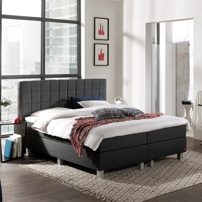 DreamHouse Bedding Boxspringset - Romano Pocket 140 x 200, Montagekeuze: Excl. Montage