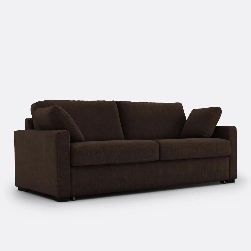 Slaapbank van katoen en linnen, Comfort Bultex®, Timor