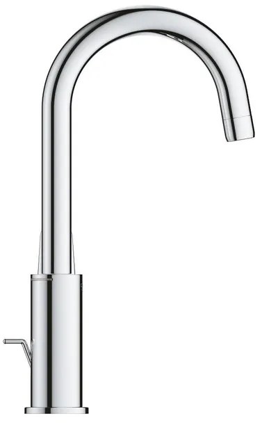 GROHE Euroeco Wastafelmengkraan - l-size - met trekwaste - chroom 24272001