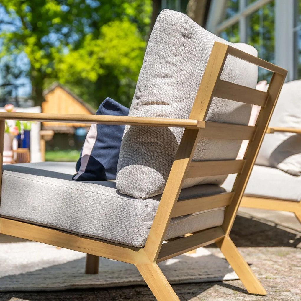 Garden Impressions Ariane loungestoel - light teak look
