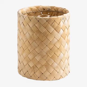 Lampenkap Van Hout Tabita ↑30 Cm - Sklum