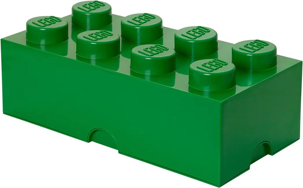LEGO Opbergbox: mini brick 8 licht groen
