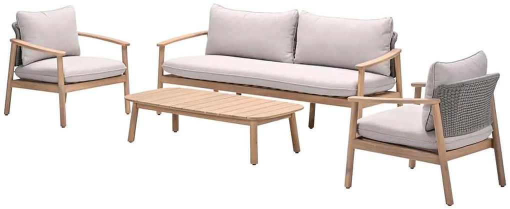 Garden Impressions Yucatan loungeset 4-delig - acacia