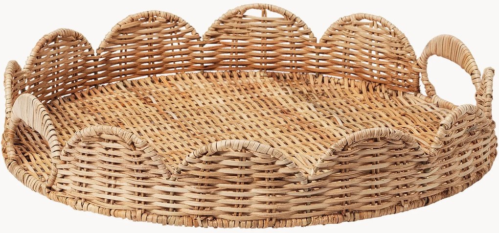 Handgemaakt decoratief dienblad Round van rotan