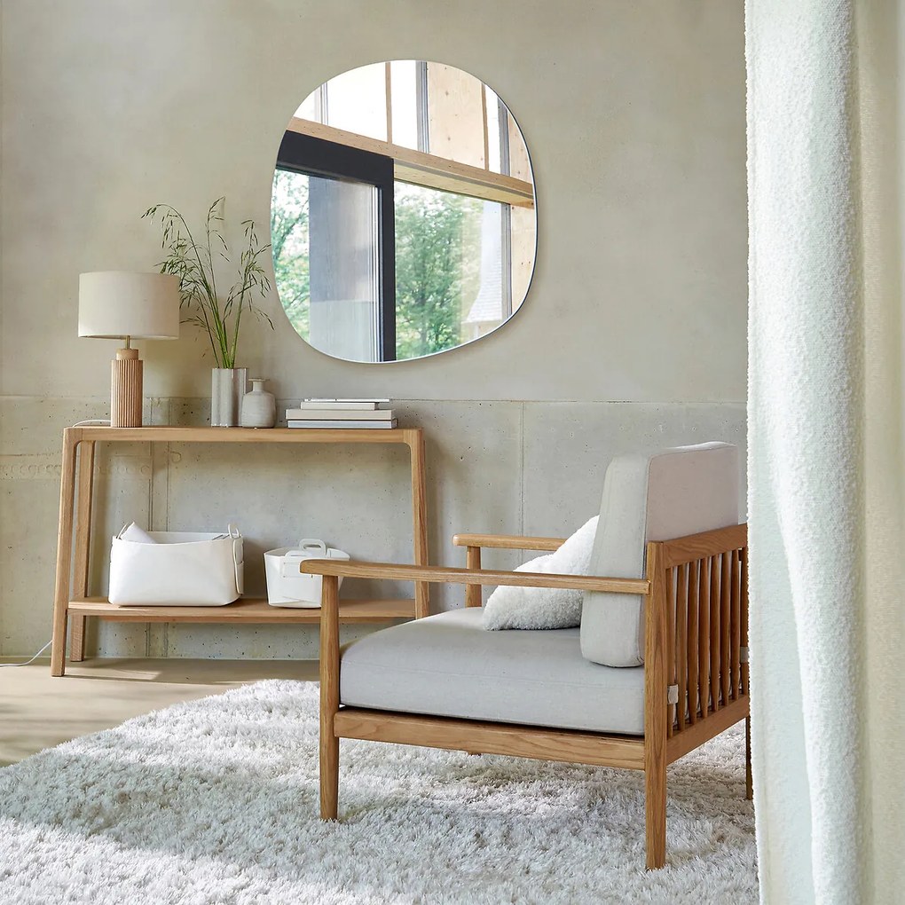 Dubbele console met eikenfineer, Tress