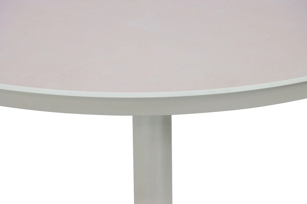 Tuinset Ronde Tuintafel 4 personen 120 cm Aluminium/rope Taupe Coco Sevilla/Vienna