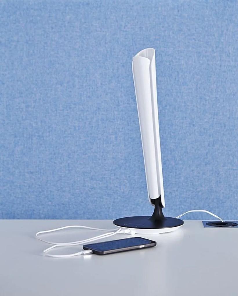 24Designs Tulp Verstelbare Bureaulamp - Touch Control Voor Dimmen En Instellen Kleurtemperatuur - USB / LED