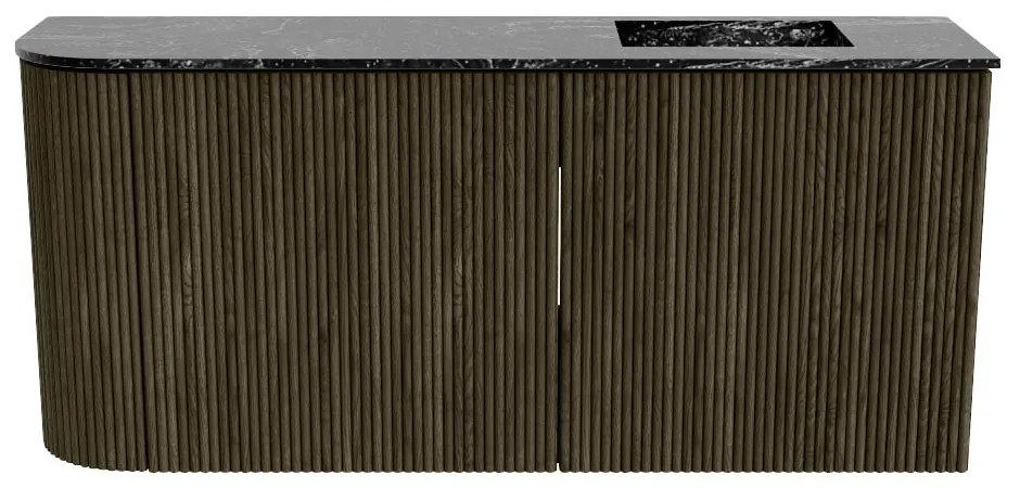 Mondiaz Joya DLux 90cm toiletmeubel ronding links shadow met wastafel faye rechts 1 kraangat lava