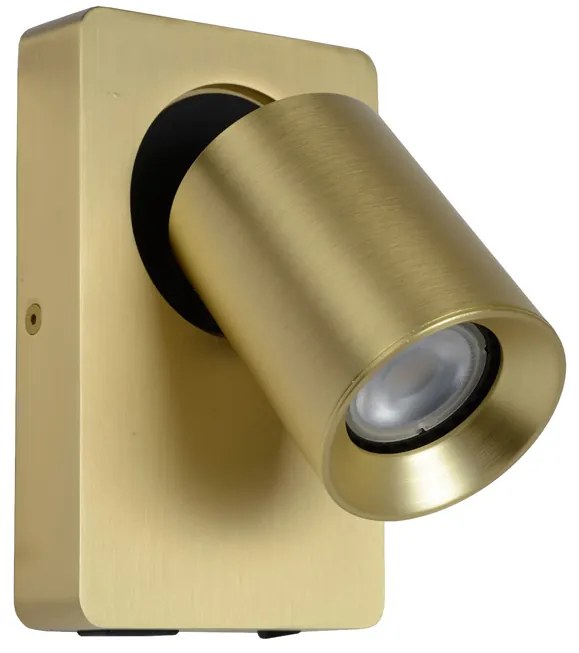 Lucide Nigel wandlamp 1x 5W goud mat