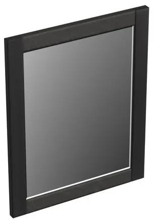 Forzalaqua Gela 2.0 spiegel 40x50cm Rechthoek zonder verlichting met frame Massief Eiken Black oiled 8070135