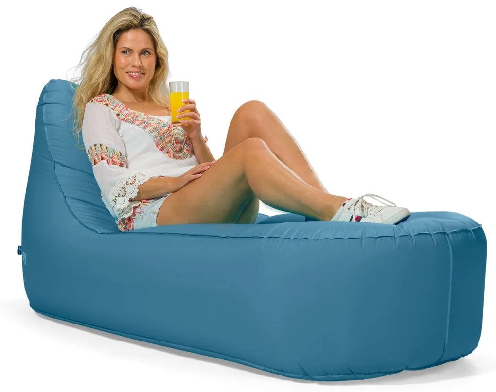 Opblaasbare Zitzak Lounger - Patrol Blue