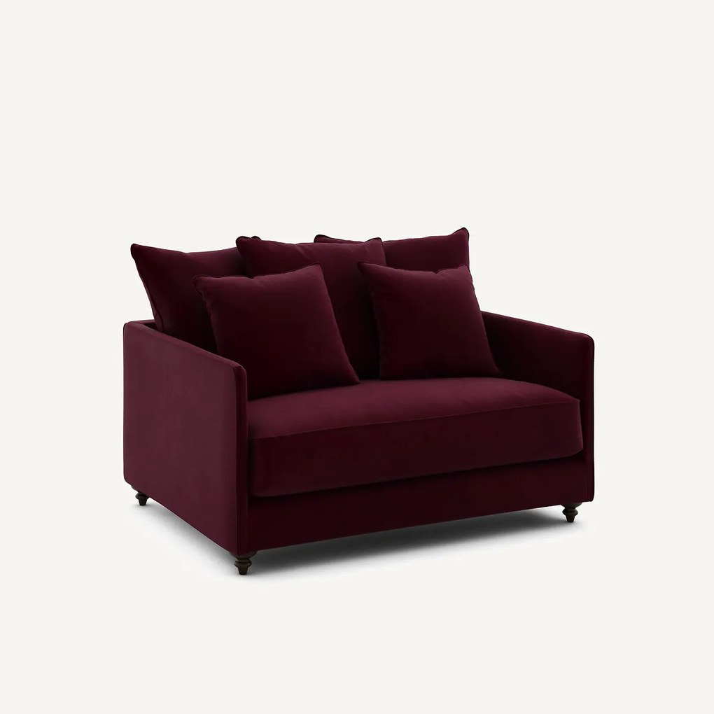 2-zits omvormbare bank van fluweel, Lazare