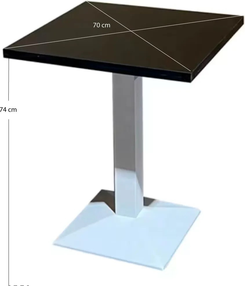Kuat Wit 70 cm tafel