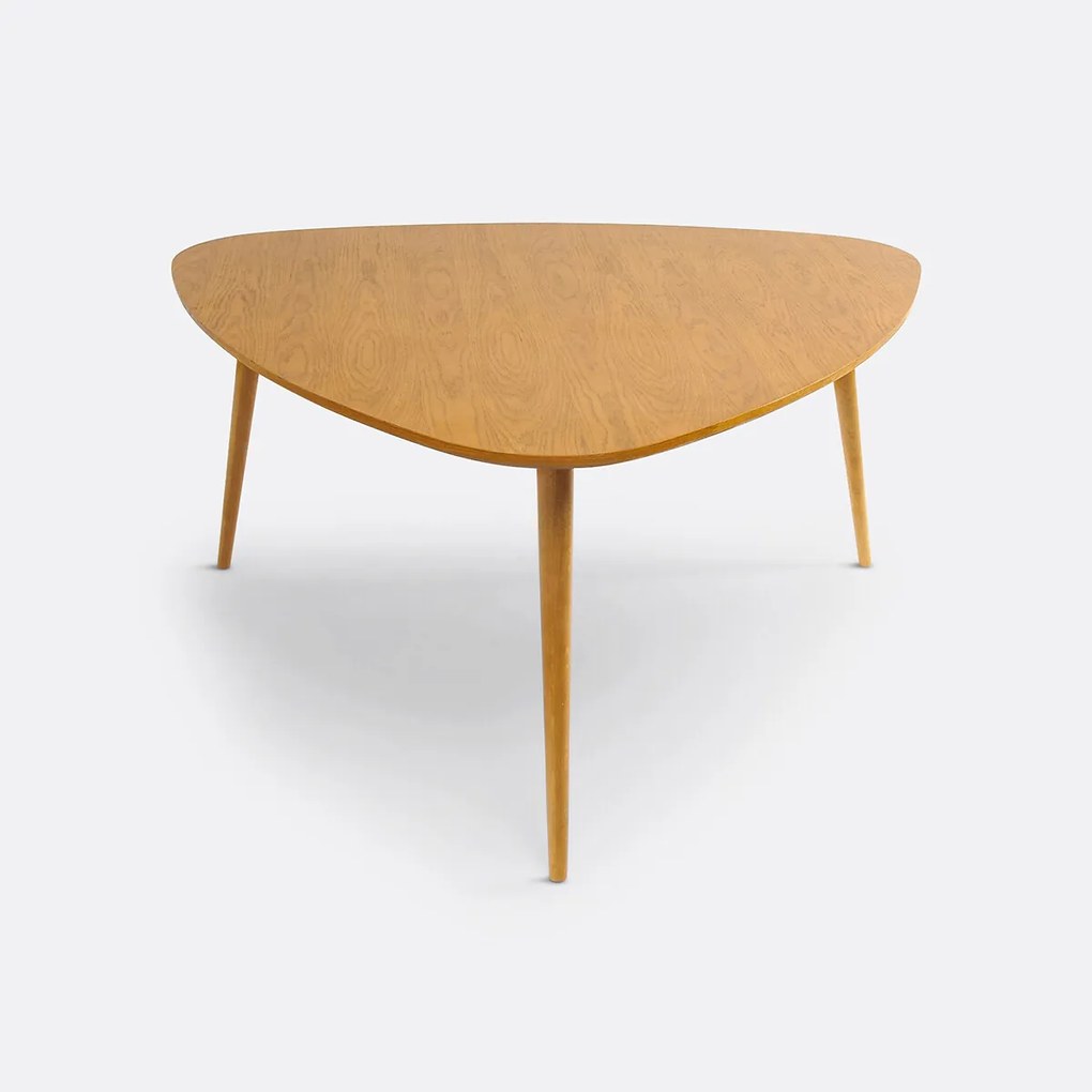 Eettafel in eikenhout en fineer, 6 personen, Quilda