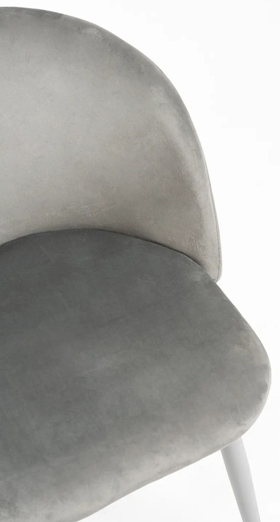 Set 4 fluwelen Vint Stoelen