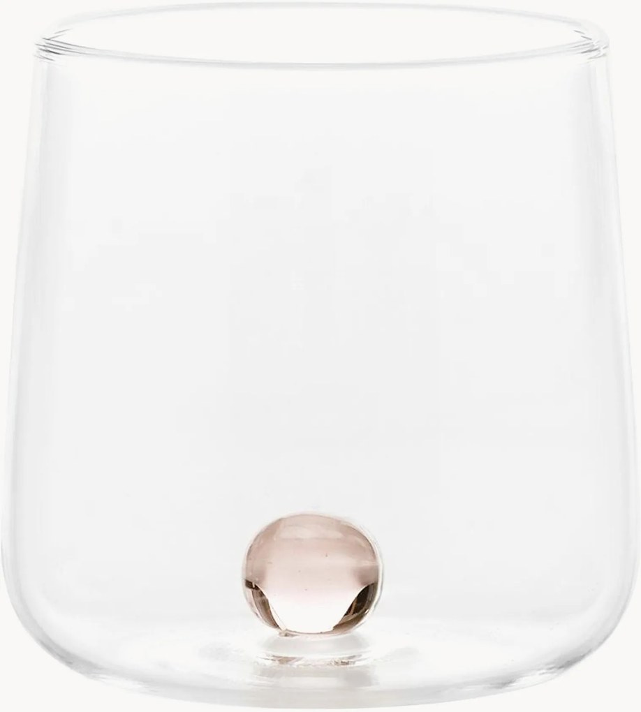 Mondgeblazen borosilicaatglazen tumblers Bilia, 6-delig