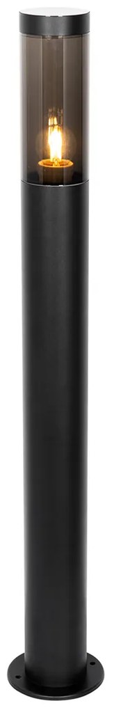 Moderne buitenlamp paal zwart 110 cm IP44 - Rox