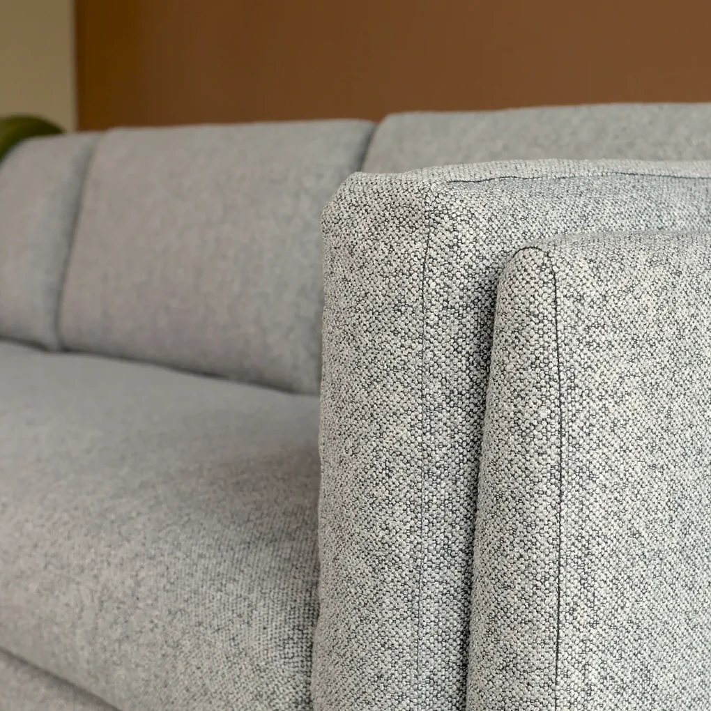 Boucle Stof Bank Grijs