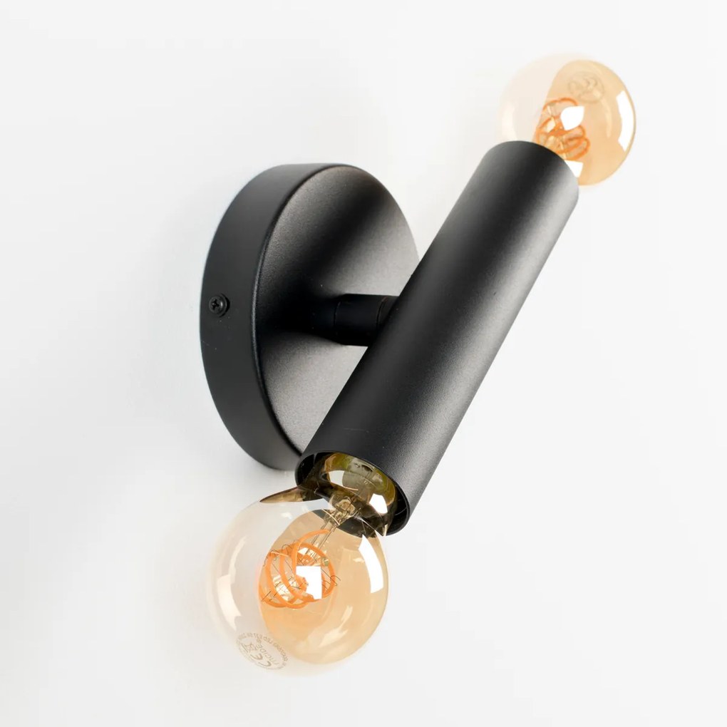 Zuiver Hawk Design Wandlamp Mat Zwart