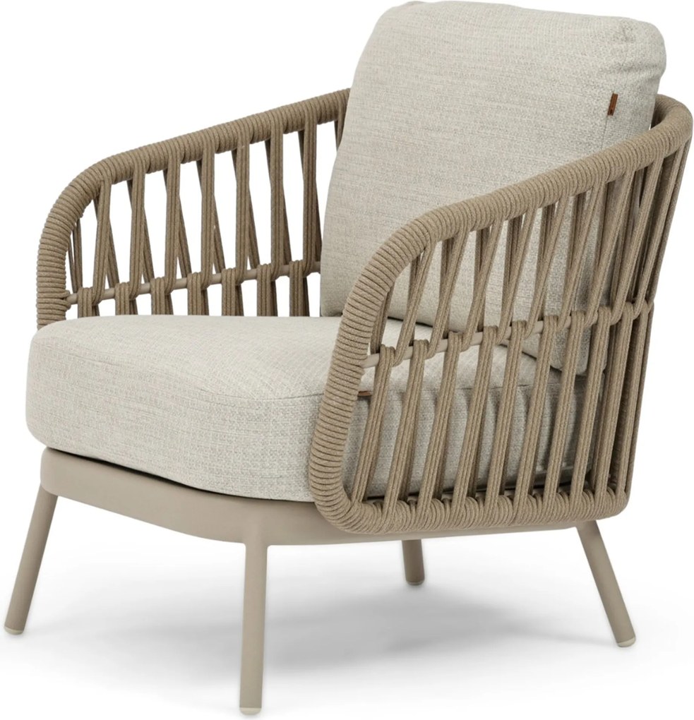 Stoel en Bank Loungeset 5 personen Rope Zand/Beige  Coco Elara