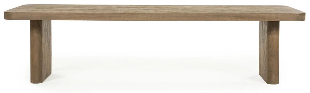 Grote Eettafel Bruin Mangohout 300 Cm - 300 X 110cm.